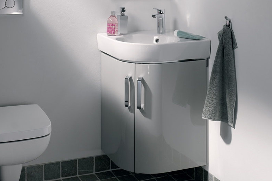 Купить Компактная угловая тумба под заказ, цена от 0 руб., в рассрочку. Мебель для ванной в Гомеле и Речице.